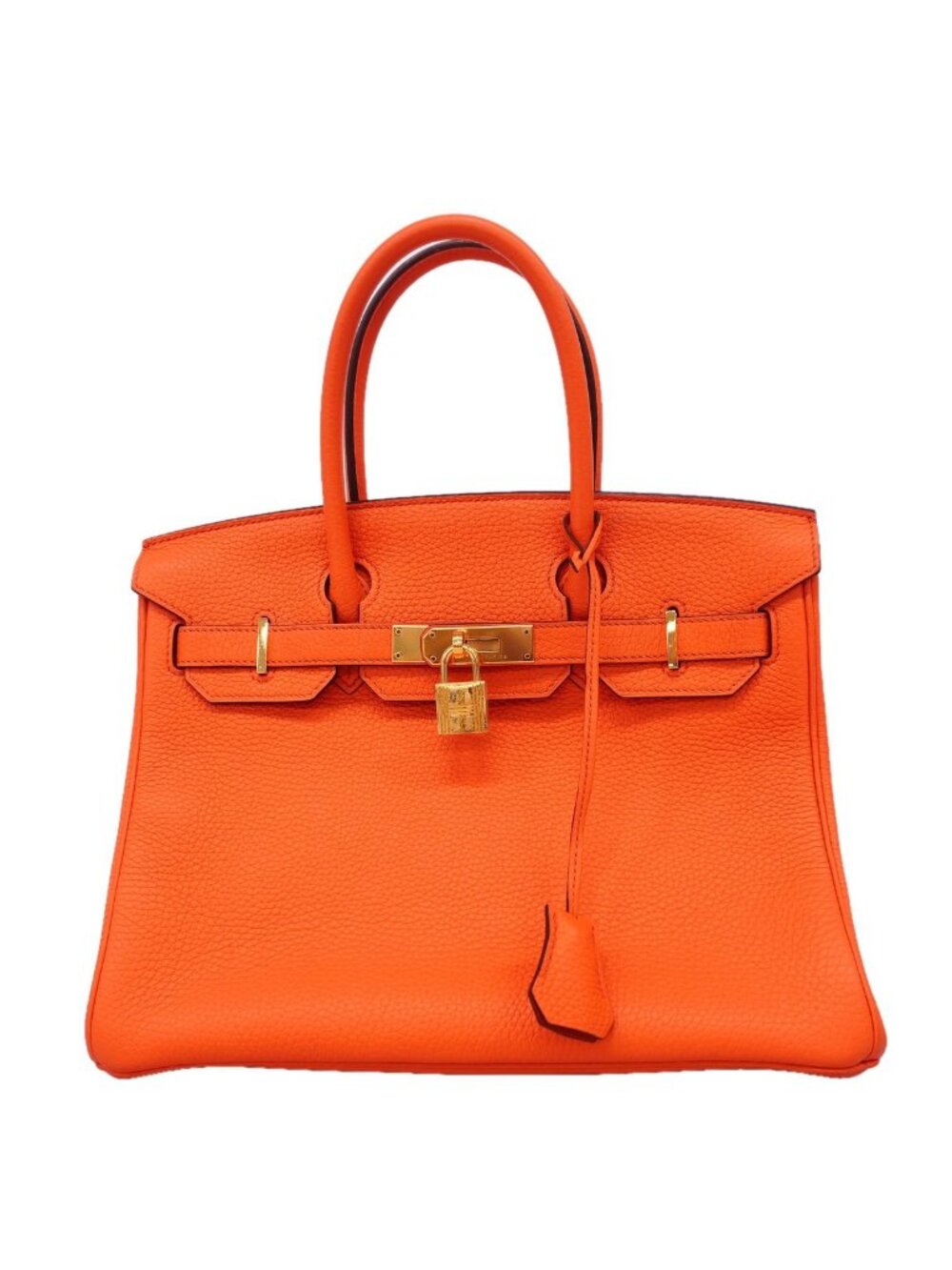 Hermes Handbag Birkin 30 Togo Capucines Gold